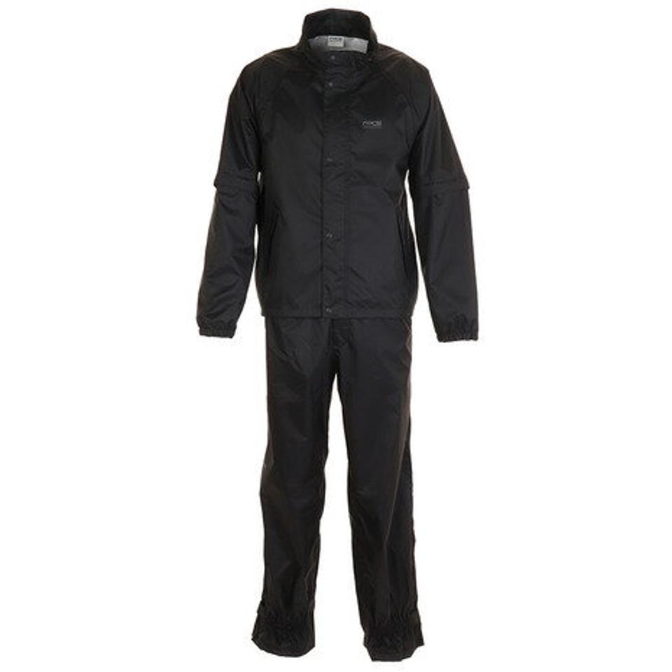 パフォーマンスギア(PG) ゴルフウェア メンズ レインウェア 防水 耐水 2WAY仕様 上下セット PGDGRW1701 BLK (B) 収納袋付 雨具 (メンズ)