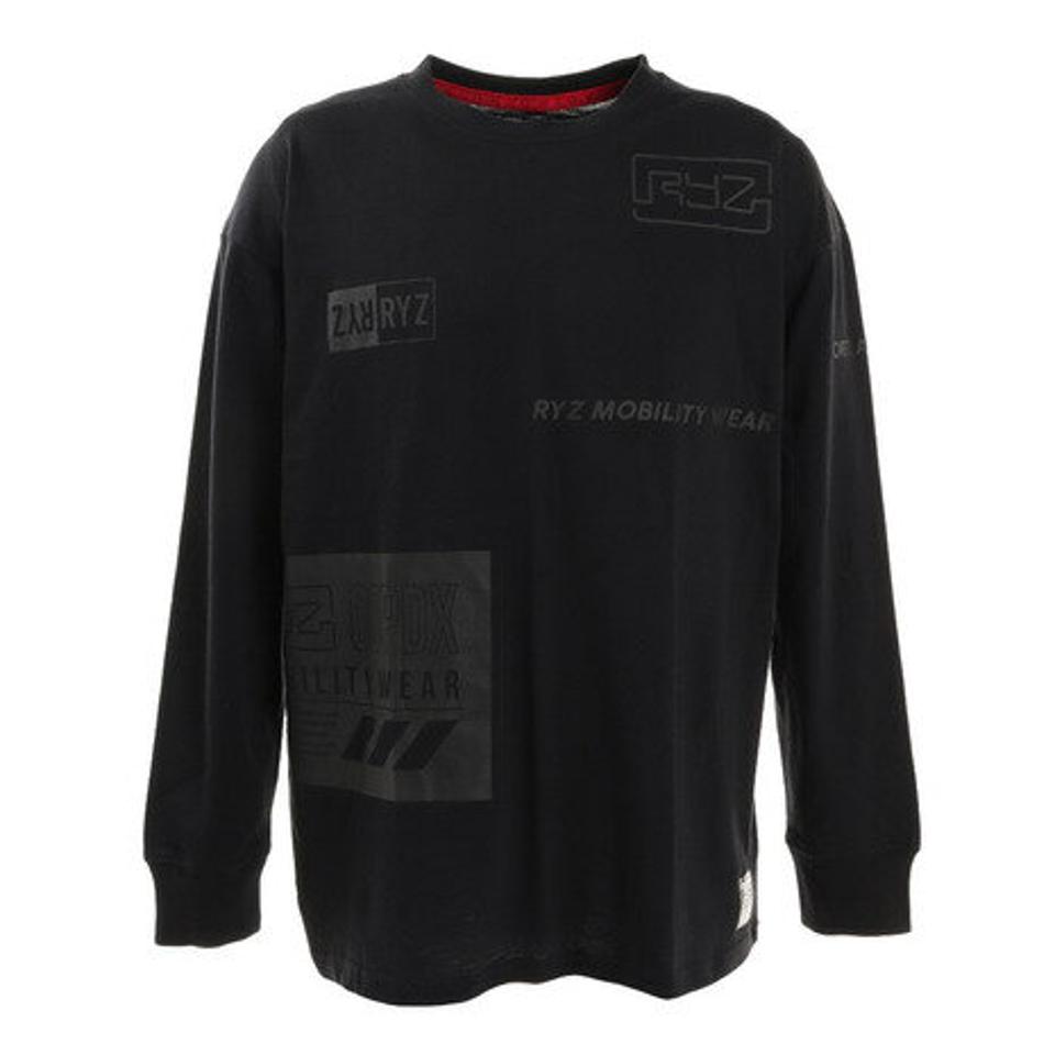 ライズ（RYZ） Tシャツ メンズ 長袖 REFLECTOR ICONS 869R1CD6261 BLK （メンズ）