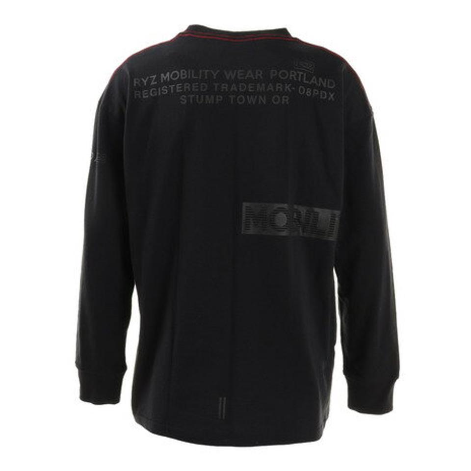 ライズ（RYZ） Tシャツ メンズ 長袖 REFLECTOR ICONS 869R1CD6261 BLK （メンズ）