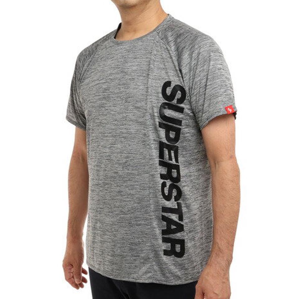 スーパースター（SUPERSTAR）（メンズ）プリントTシャツ杢 32JA9S1809