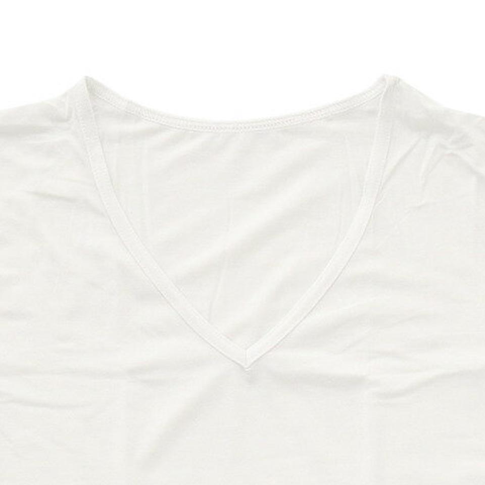 エーシーピージー(ACPG)(メンズ)MB半袖Vネックシャツ 891PA1ES8610WHT