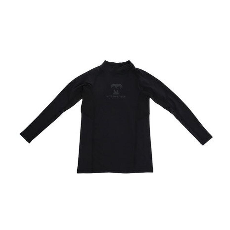 美津和タイガー(mitsuwa-tiger) 野球 アンダーシャツ ジュニア ハイネック 長袖 ヒート インナー シャツ MT7GSJ27-048 防寒 (キッズ)