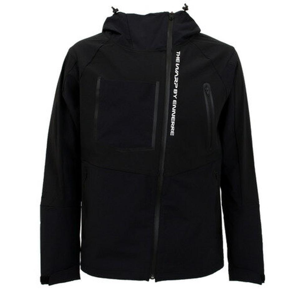 ザ・ワープ・バイ・エネーレ（The Warp By Ennerre）（メンズ）コーデュラリップストレッチパーカー WB3KJY01 BLK