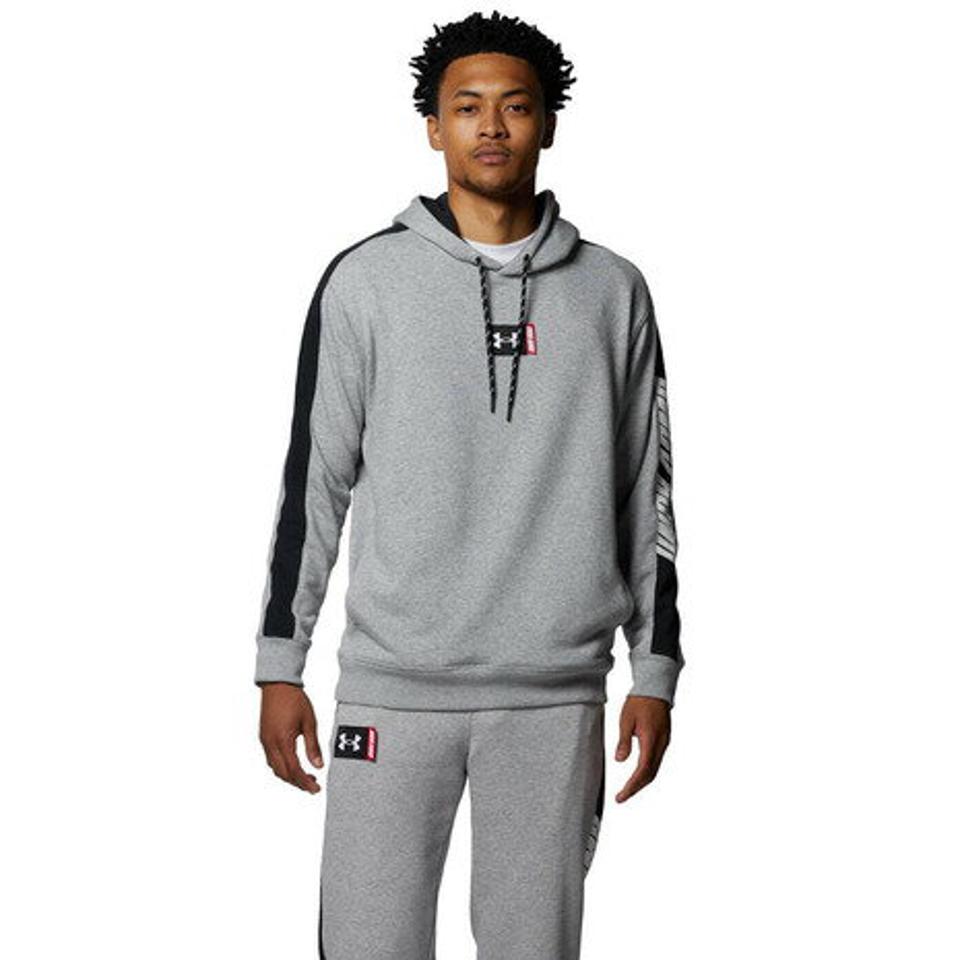 【10/10 24h限定エントリー＆対象4店舗買い回りで最大P10倍！】アンダーアーマー（UNDER ARMOUR） スウェット ロングスリーブ プルオーバー フーディー 1368972 011 バスケットボール スポーツウェア （メンズ）
