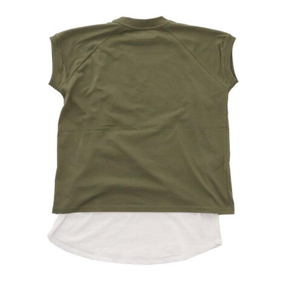 パフォーマンスギア（PG）（レディース）2枚重ね着Tシャツ 872PA1CD6343KHK