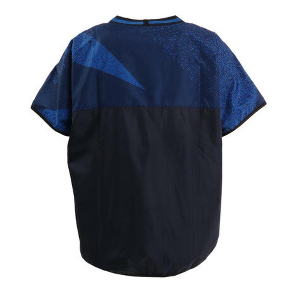 【10/10 24h限定エントリー&対象4店舗買い回りで最大P10倍!】パフォーマンスギア(PG) バレーボールウェア 半袖ピステシャツ 761PG0ES1612 NVY (メンズ)