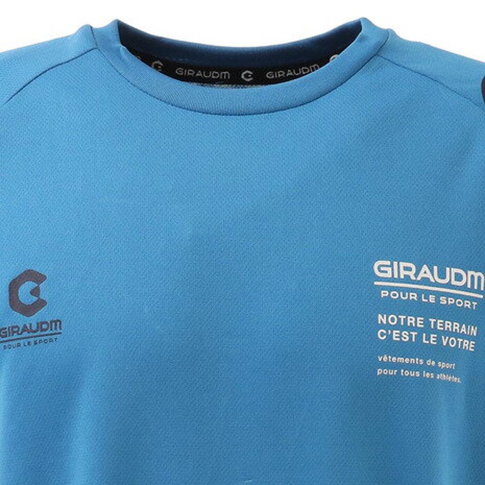 ジローム（GIRAUDM）（メンズ）ドライ 吸汗速乾 UVカット 半袖メッシュTシャツ 863GM1CD6669 BLU