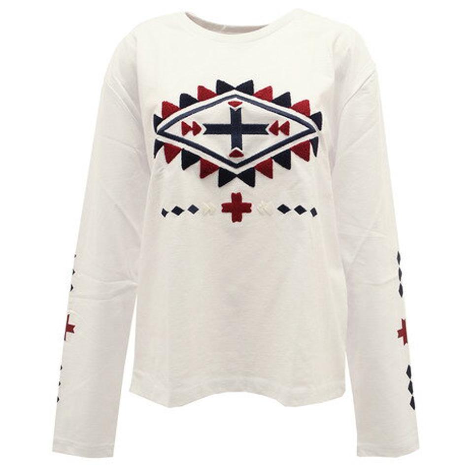 スウィベル（Swivel） Tシャツ レディース 長袖 EMBROIDERY 870SW0CD3267 WHT （レディース）