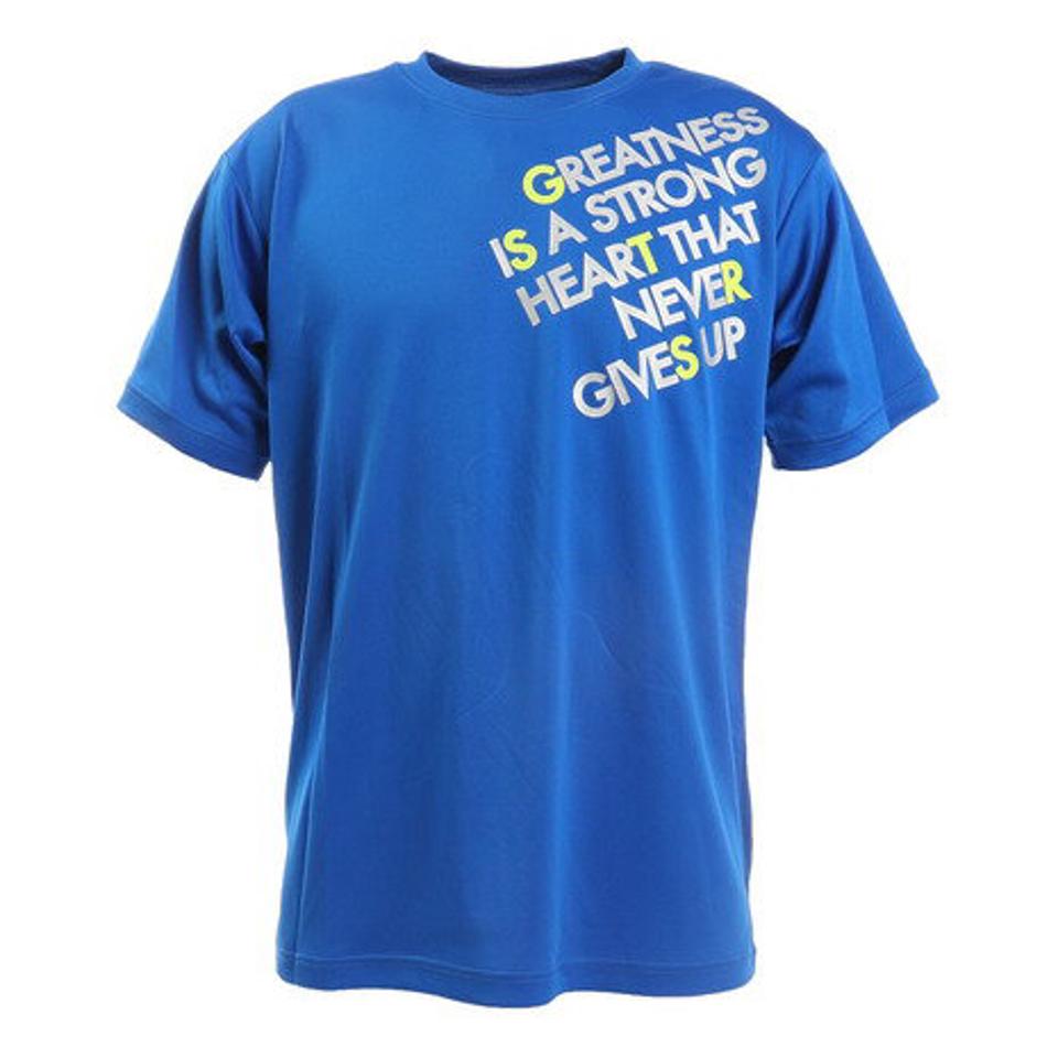 エックスティーエス（XTS） ドライプラス 半袖Tシャツ 740G0ES8861 BLU 卓球ウェア