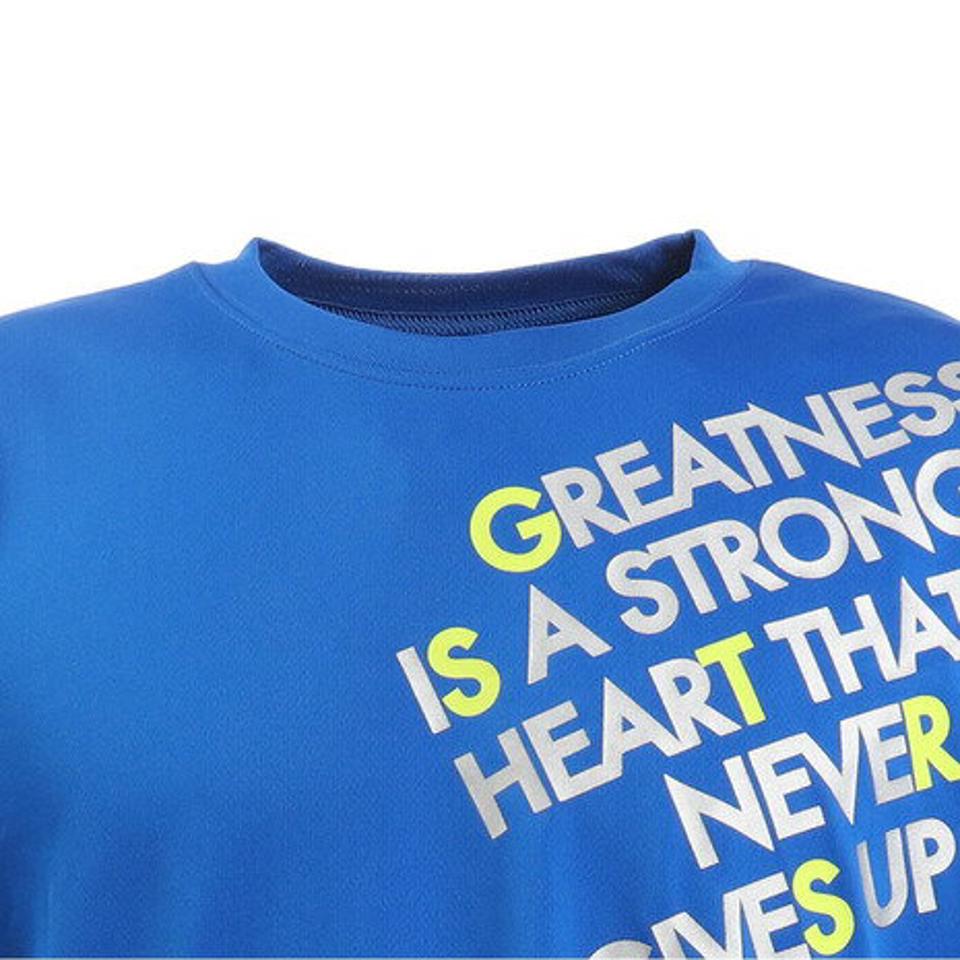 エックスティーエス（XTS） ドライプラス 半袖Tシャツ 740G0ES8861 BLU 卓球ウェア