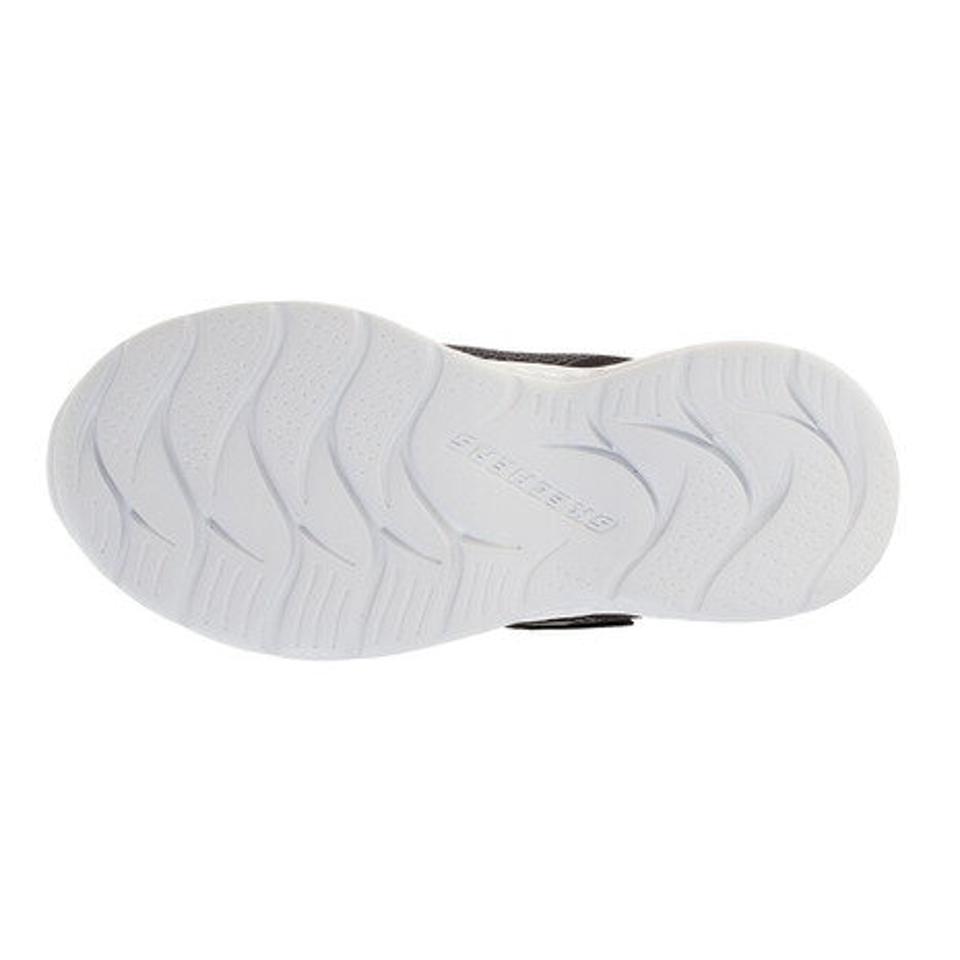 スケッチャーズ（SKECHERS）（キッズ）ジュニア スニーカー スナップ スプリンツ ウルトラボルト ブラック 97546L-BKCC スポーツシューズ ベルクロ スリッポン