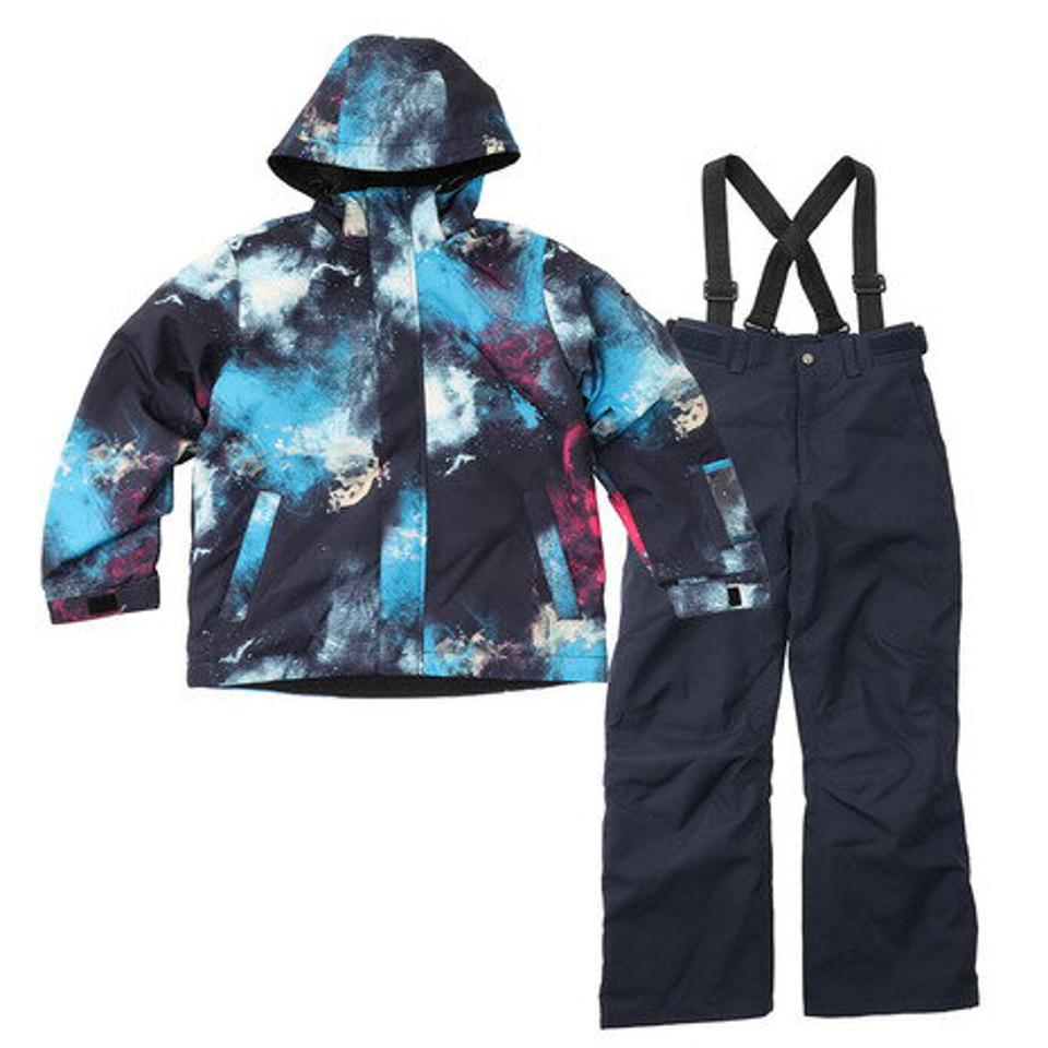 エアボーン(ARBN) スキーウェア キッズ 上下セット ボーイズ コスモ スーツ AB03WSB1233J BLU 120 130 140 150 160 (キッズ)