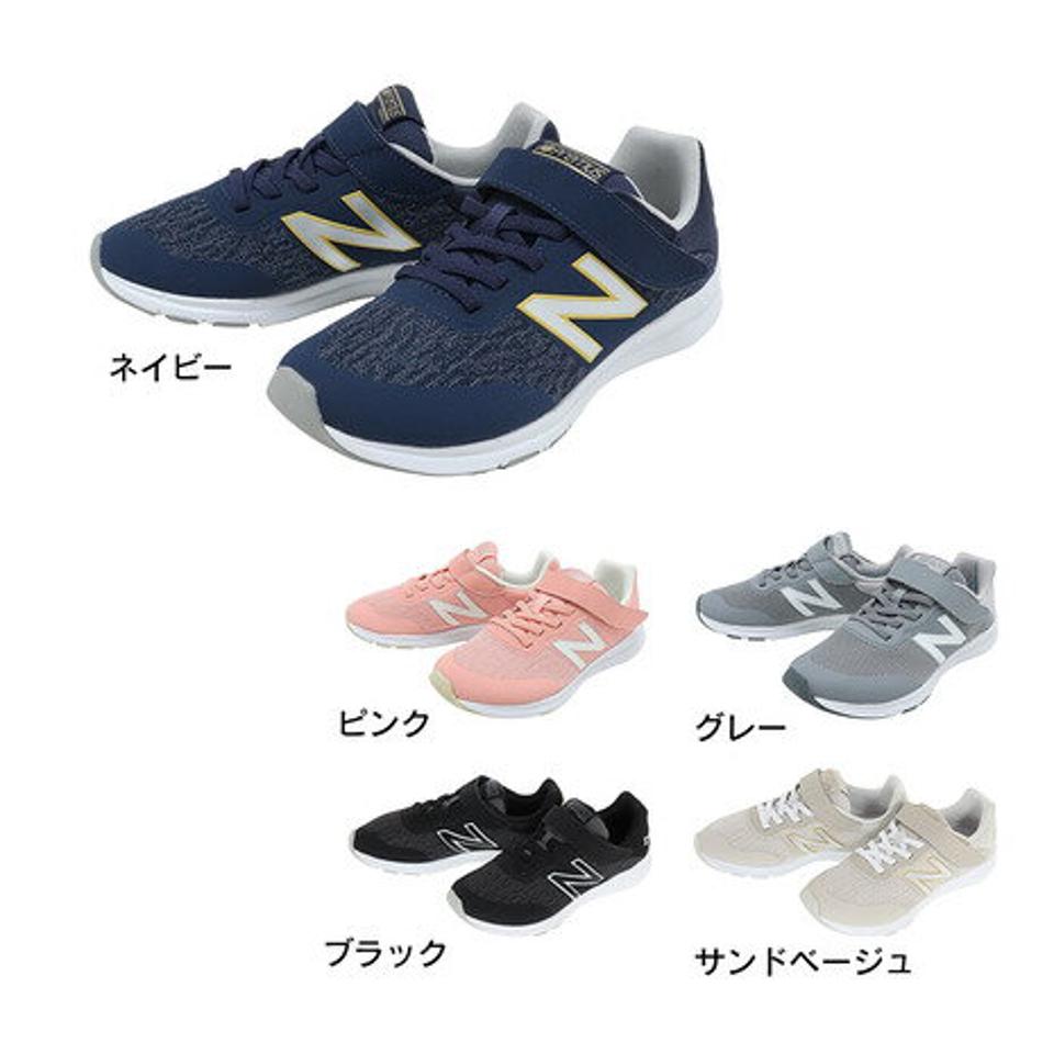 ニューバランス（new balance）（キッズ）ジュニアスポーツシューズ 紺 ネイビー YOPREM NY YOPREMNYW ベルクロ ベルト付き スニーカー 靴 シューズ キッズ