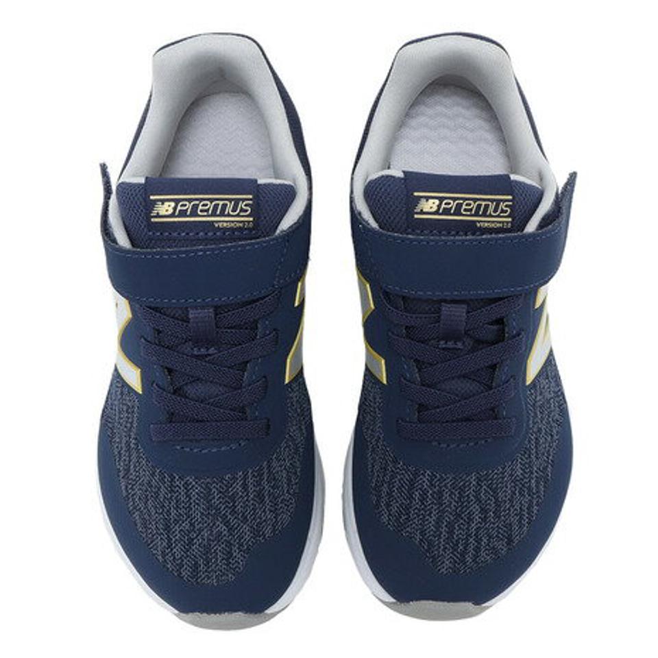 ニューバランス（new balance）（キッズ）ジュニアスポーツシューズ 紺 ネイビー YOPREM NY YOPREMNYW ベルクロ ベルト付き スニーカー 靴 シューズ キッズ