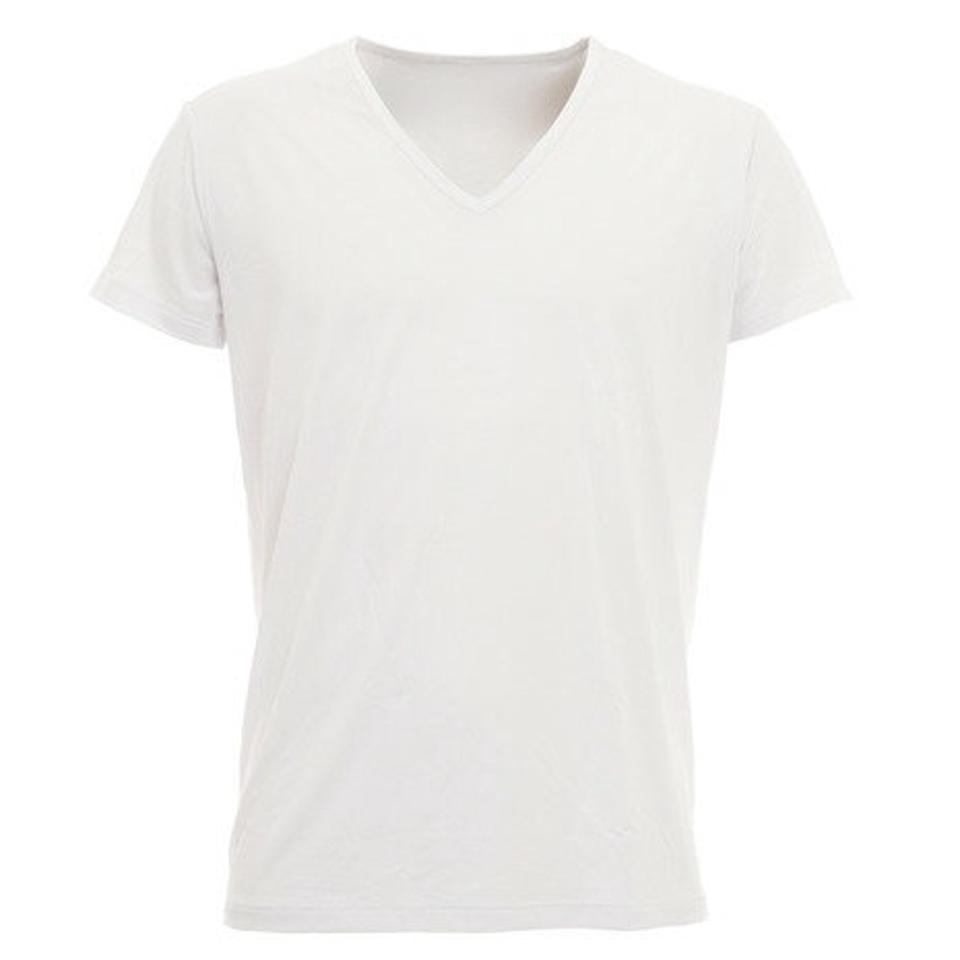 エーシーピージー(ACPG)(メンズ)ドライプラスクール 半袖 Vネック アンダ-シャツ 891PA0GC6118WHT