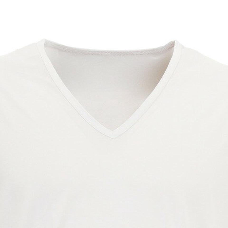 エーシーピージー(ACPG)(メンズ)ドライプラスクール 半袖 Vネック アンダ-シャツ 891PA0GC6118WHT