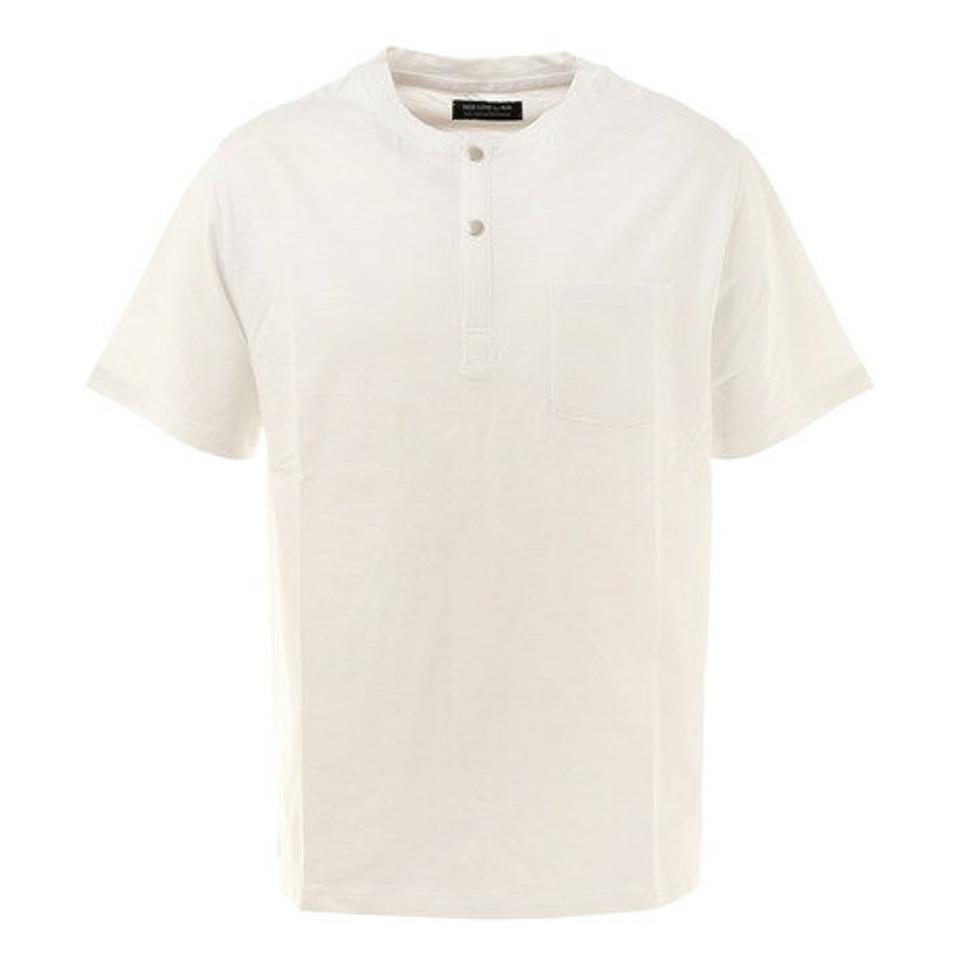 ティア（TYR）（メンズ）Tシャツ メンズ 半袖 ヘンリーネック スラブ TSLVHN-20SRL WHT カットソー