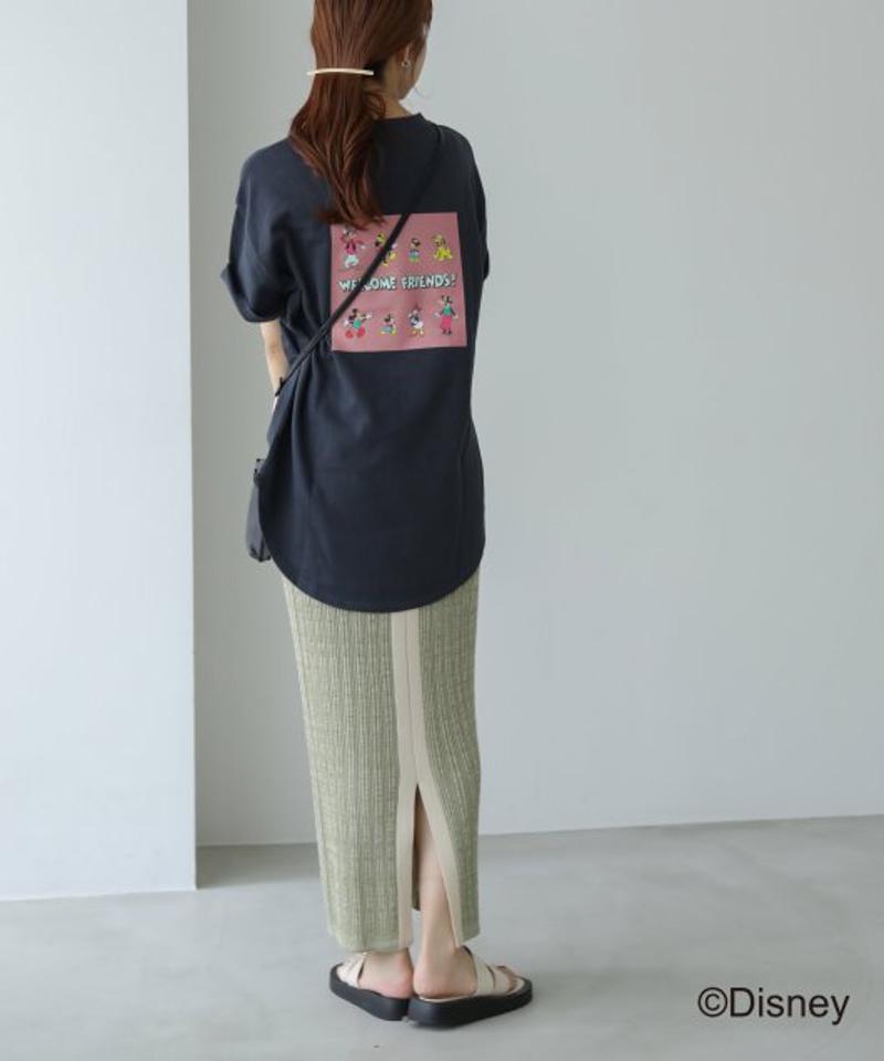 MICKEY&FRIENDS/ミニ裏毛Tシャツ