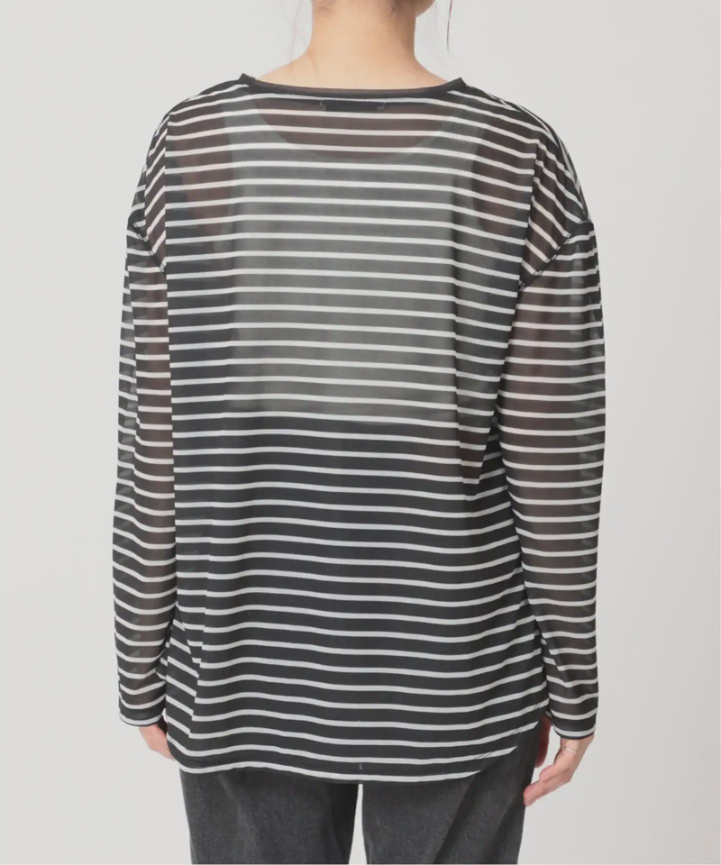 シアーボーダークルーネックTEE（JOURNAL STANDARD relume）