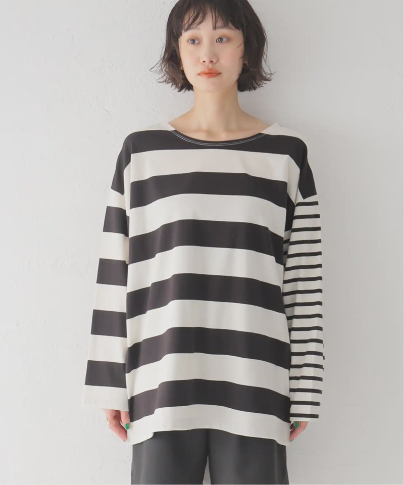 マルチボーダークルーネックTEE（JOURNAL STANDARD relume）