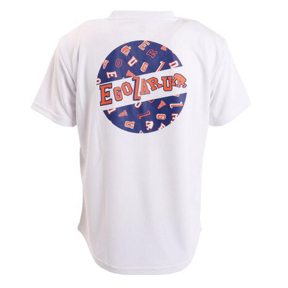 【10%OFFクーポン 8/25まで】エゴザル（EGOZARU） バスケットボールウェア モノグラムバックプリントTシャツ EZST-S2245-025 （メンズ）