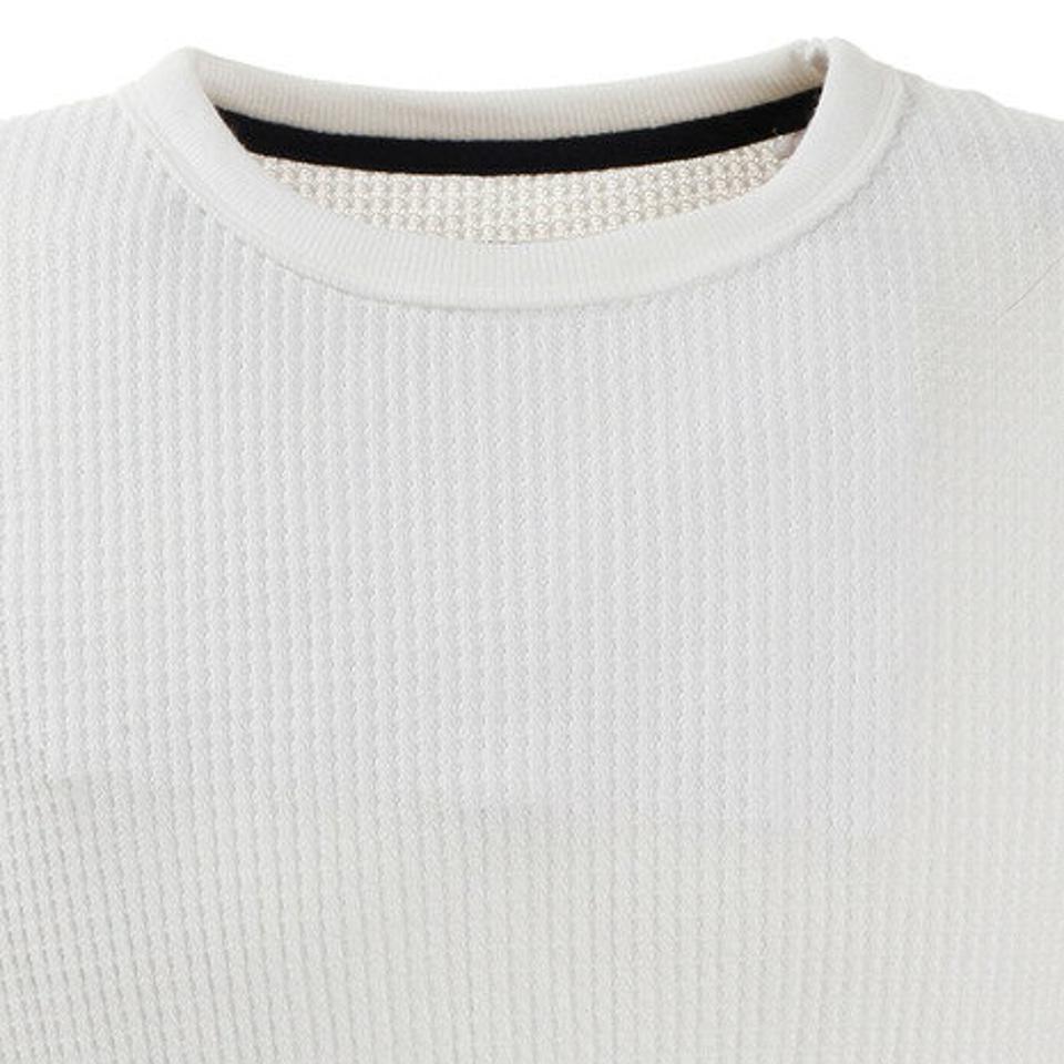 エルケクス（ELKEX） Tシャツ メンズ 長袖 ワッフル ロングスリーブ クルーネック 881EK0HD3182WHT （メンズ）