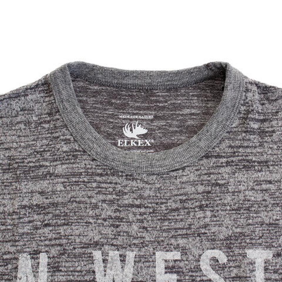 エルケクス（ELKEX） Tシャツ メンズ 半袖 TR HEATHER SS N.WEST 863EK9HD9416 CGRY カットソー オンライン価格 （メンズ）