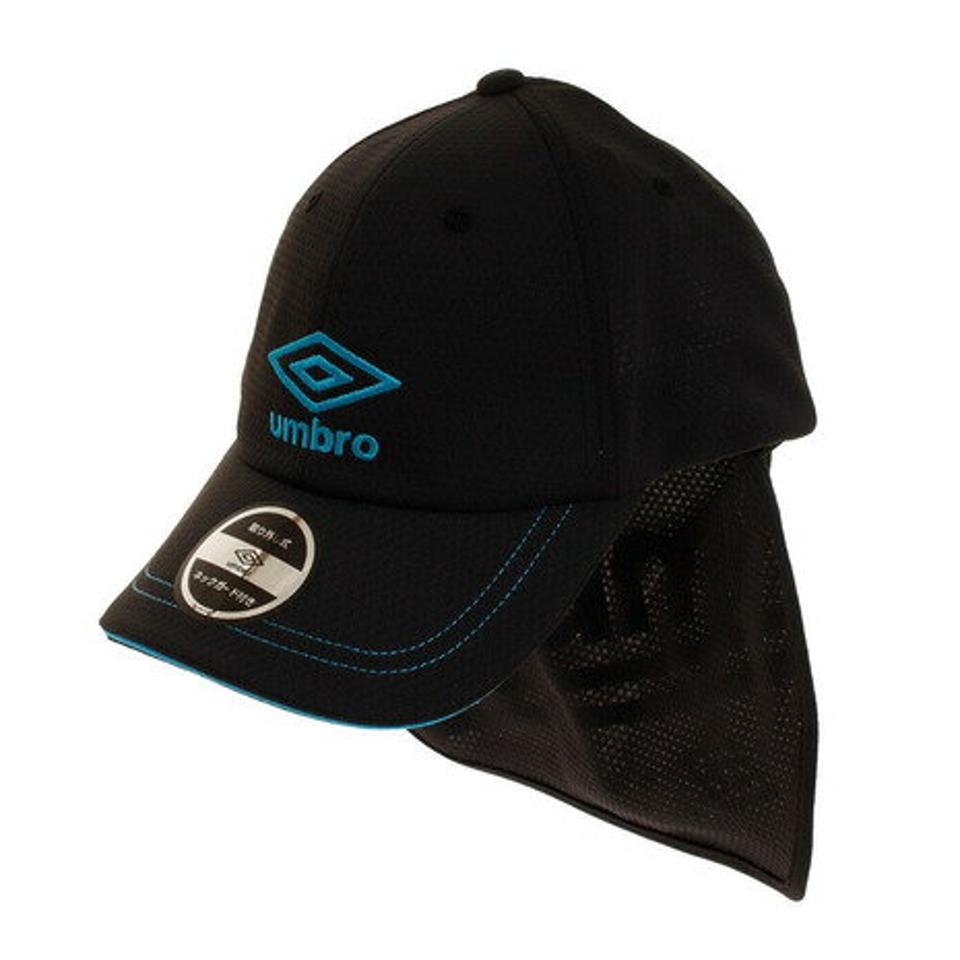アンブロ（UMBRO） 帽子 メンズ キャップ エキップメント ネックガードキャップ UUAPJC04 BK 日よけ ランニングキャップ （メンズ）