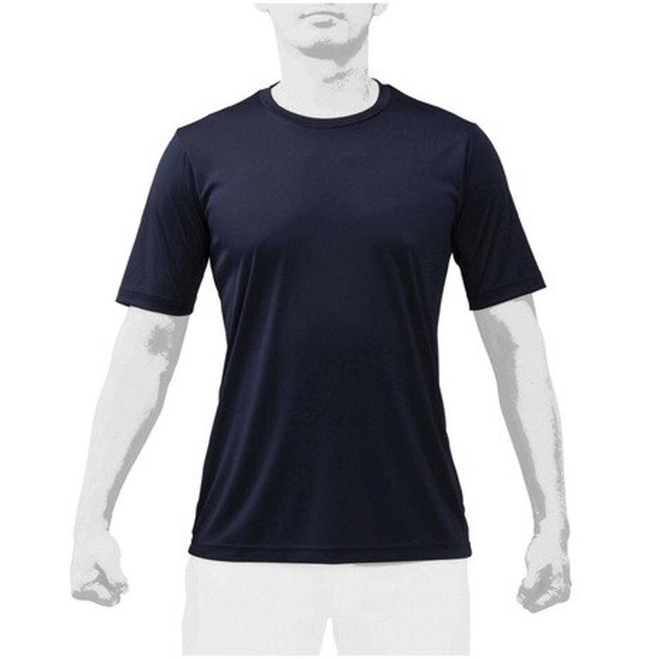 ミズノ(MIZUNO)(メンズ)ローネック 半袖アンダーシャツ 2枚組 12JA0Q0414