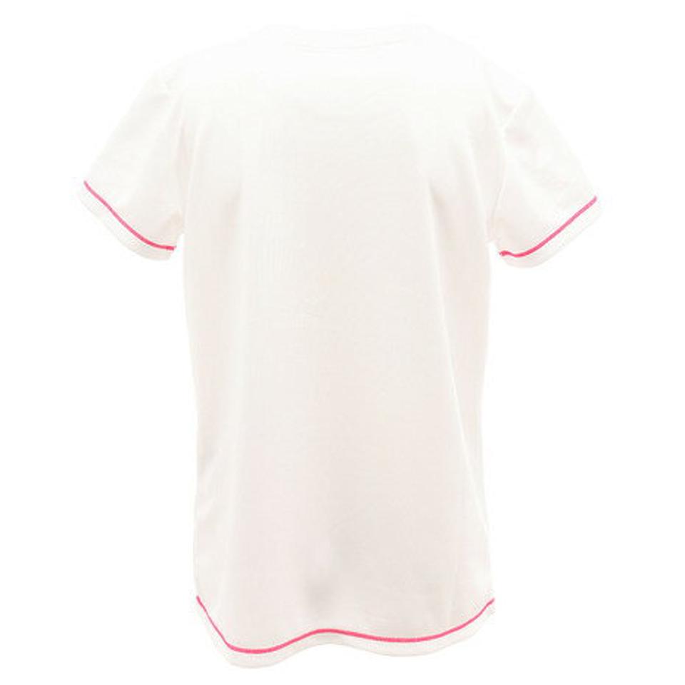 ルコック スポルティフ(Lecoq Sportif)(キッズ)ガールズ 半袖シャツ QMJPJA01XB WHT