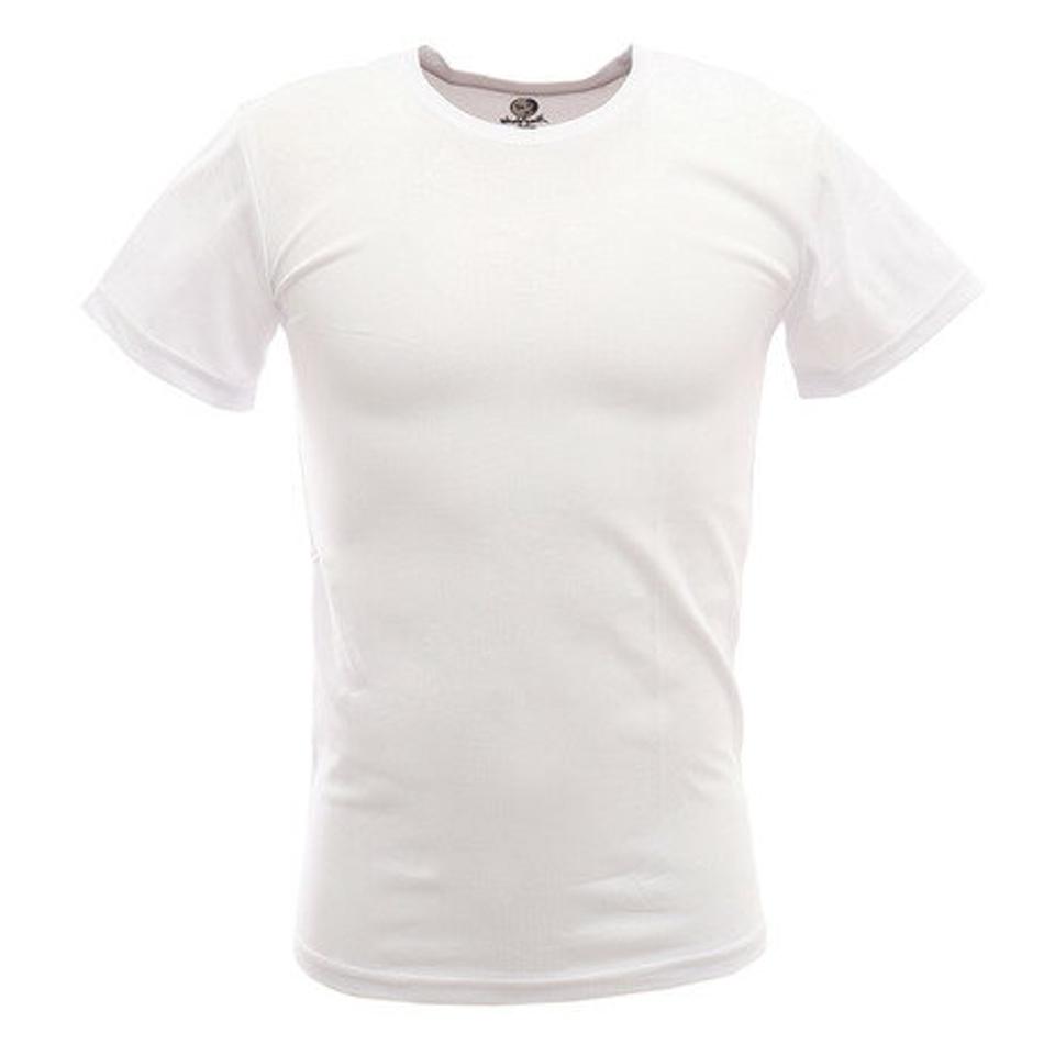 ホールアース(Whole Earth) 吸汗速乾 アンダー半袖シャツ WEEDAC08 ホワイト (メンズ)