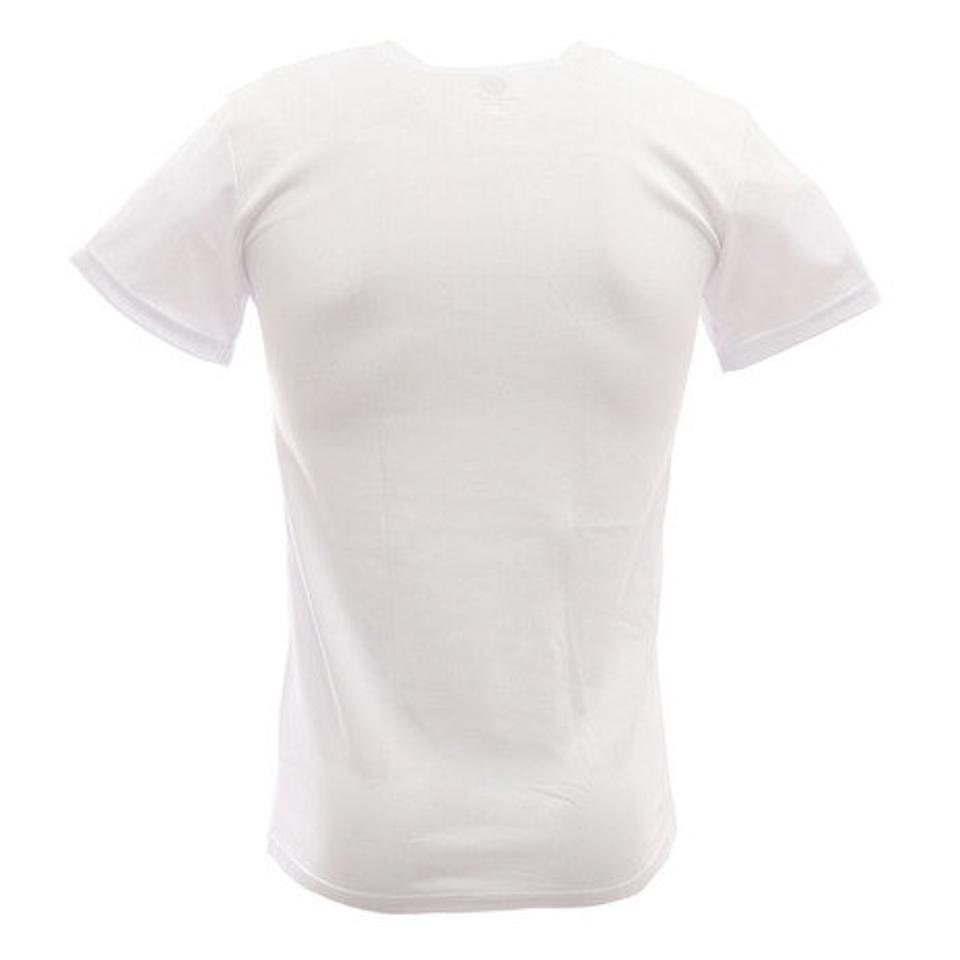 ホールアース(Whole Earth) 吸汗速乾 アンダー半袖シャツ WEEDAC08 ホワイト (メンズ)