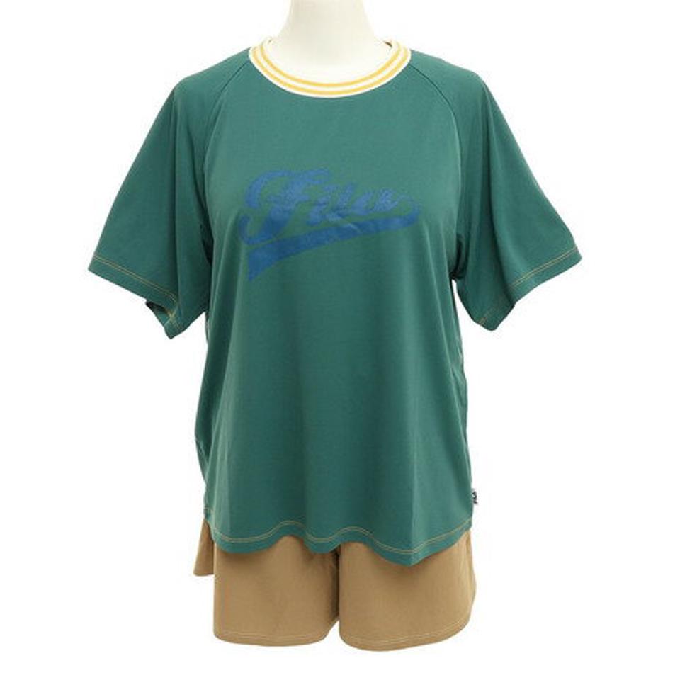 【5点以上で10％OFFクーポン！8/7まで】フィラ（FILA） Tシャツ水着4点セット 222701GN （レディース）