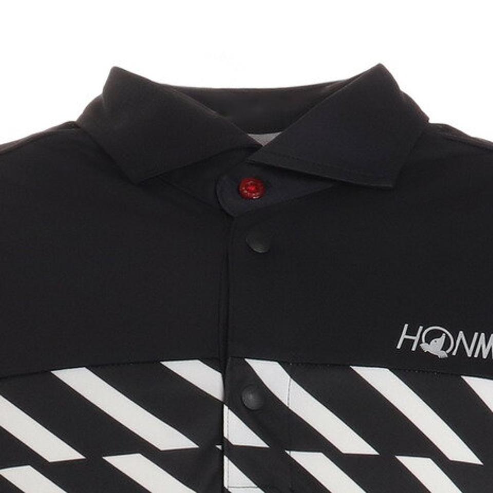 【5点以上で10%OFFクーポン!8/7まで】本間ゴルフ(HONMA) ゴルフウェア 半袖ポロシャツ 031733125BK (メンズ)