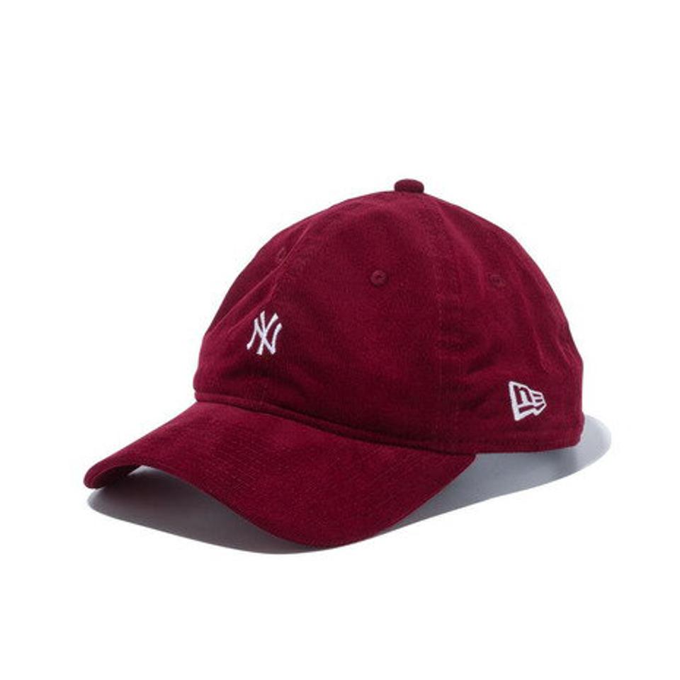 【9/5 24h限定エントリー＆対象4店舗買い回りで最大P10倍！】ニューエラ（NEW ERA） 帽子 9TWENTY ニューヨーク・ヤンキース マイクロコーデュロイ ミニロゴ キャップ 12540823 日よけ （メンズ、レディース）