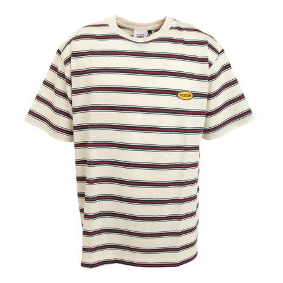 ヴィジョン（VISION）（メンズ）USA COTTON ボーダーTシャツ 2505013-06 OFF