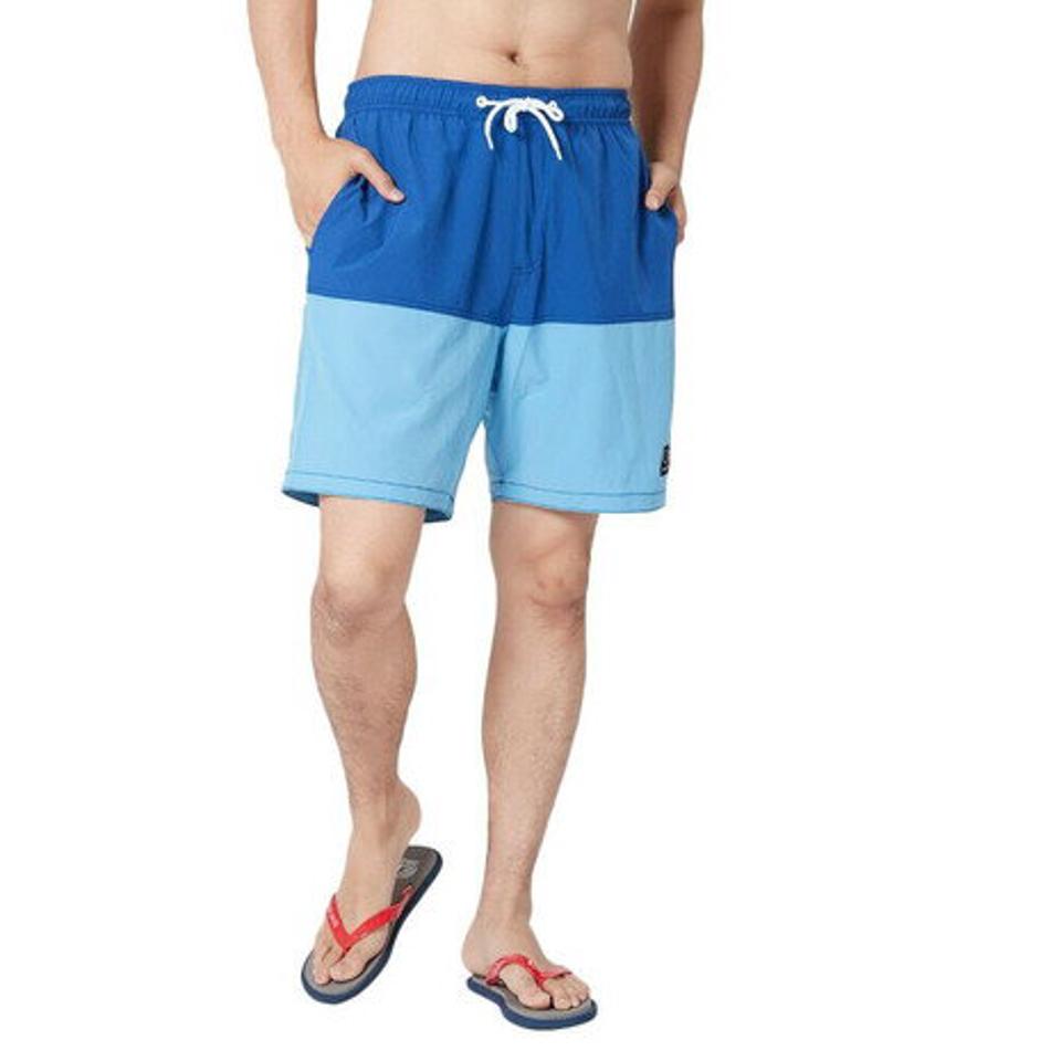 【5点以上で10％OFFクーポン！8/7まで】オーシャンパシフィック（Ocean Pacific） 水着 メンズ 無地 切替 トランクス 510428NVY 海パン 海水パンツ サーフパンツ （メンズ）