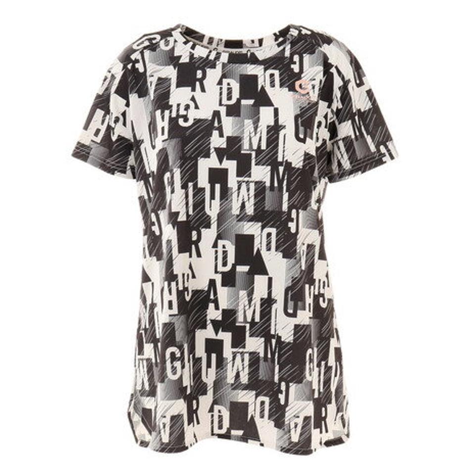 ジローム（GIRAUDM）（レディース）Tシャツ レディース 半袖 ドライ 吸汗速乾 放熱素材 UVカット 864GM1DT6700 WHT カットソー