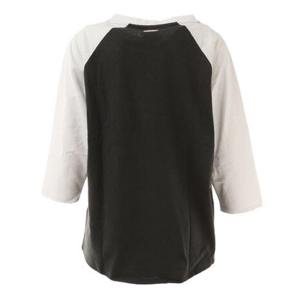 スライド（SLYDE）（レディース）Tシャツ レディース 7分袖 ラグラン RAGLAN シャツ sl2021SS708-BLK