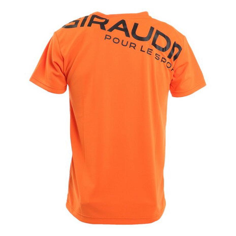 ジローム（GIRAUDM）（メンズ）半袖Tシャツ メンズドライ 吸汗速乾 放熱素材 UVカット 863GM1TP6694 ORG