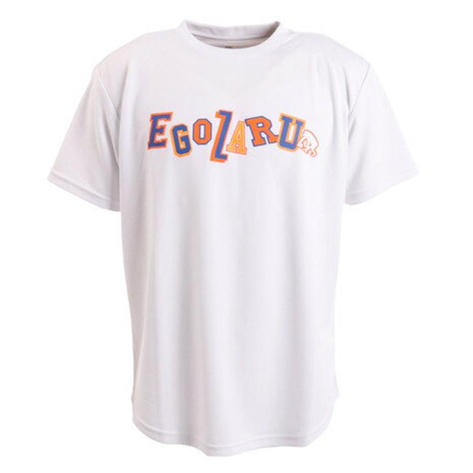 【10%OFFクーポン 8/25まで】エゴザル（EGOZARU） バスケットボールウェア モノグラムレタリングTシャツ EZST-S2244-025 （メンズ）