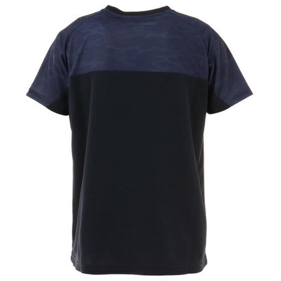 ジローム（GIRAUDM）（メンズ）ドライ 吸汗速乾 放熱素材 UVカット 半袖Tシャツ 863GM1DT6692 NVY