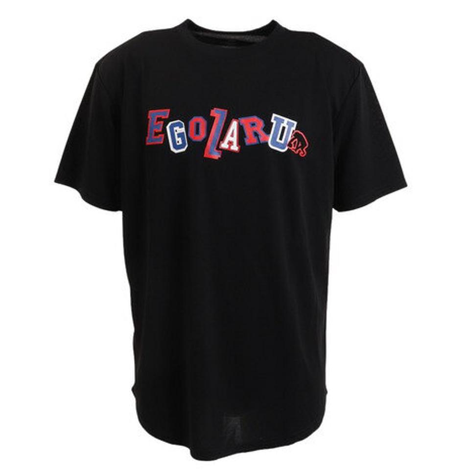 【10％OFFクーポン！】エゴザル（EGOZARU） バスケットボールウェア モノグラムレタリングTシャツ EZST-S2244-012 （メンズ）