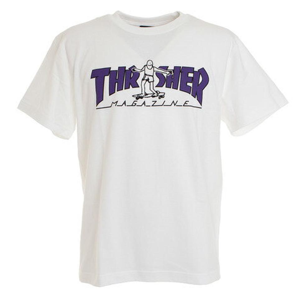【5点以上で10％OFFクーポン！8/7まで】スラッシャー（THRASHER） Tシャツ メンズ GONZ HOMETOWN 半袖Tシャツ TH91245WHPU （メンズ）