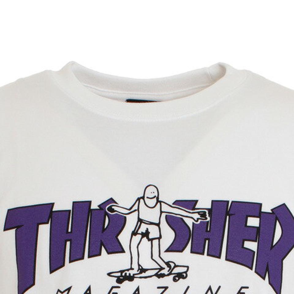 【5点以上で10％OFFクーポン！8/7まで】スラッシャー（THRASHER） Tシャツ メンズ GONZ HOMETOWN 半袖Tシャツ TH91245WHPU （メンズ）