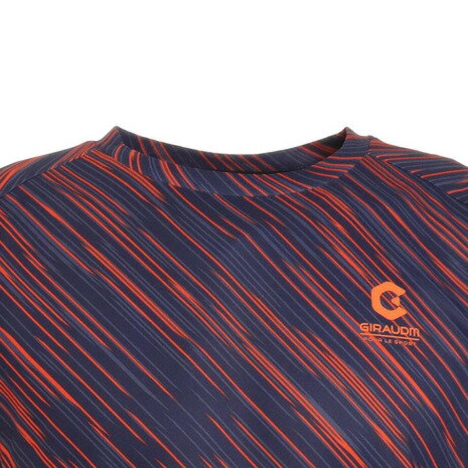 ジローム（GIRAUDM）（メンズ）ドライ 吸汗速乾 放熱素材 UVカット 半袖Tシャツ 863GM1DT6690 NVY