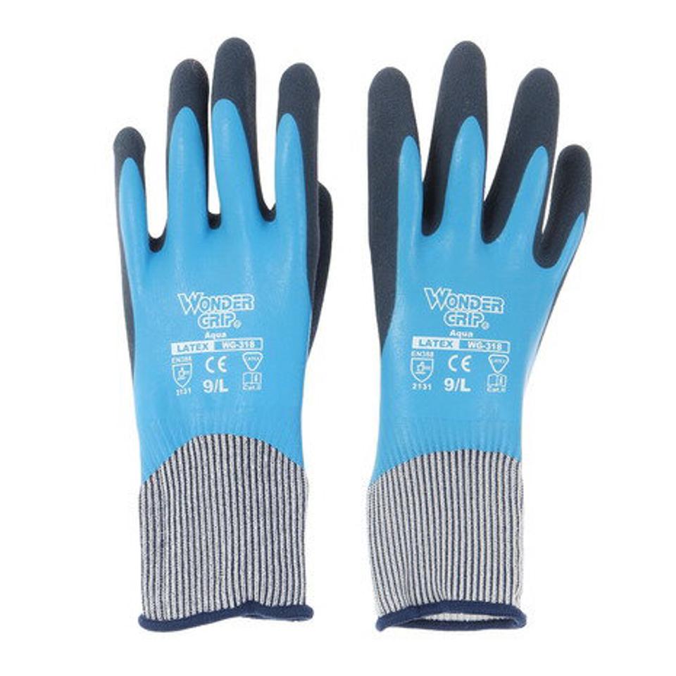 UNI WORLD(UNI WORLD)(メンズ)手袋 ワンダーグリップ アクア WG318 BLU ブルー