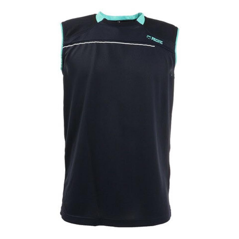 パシフィック(PACIFIC)(メンズ)バドミントンウェア スリーブレスシャツ PT20SM408 NVY