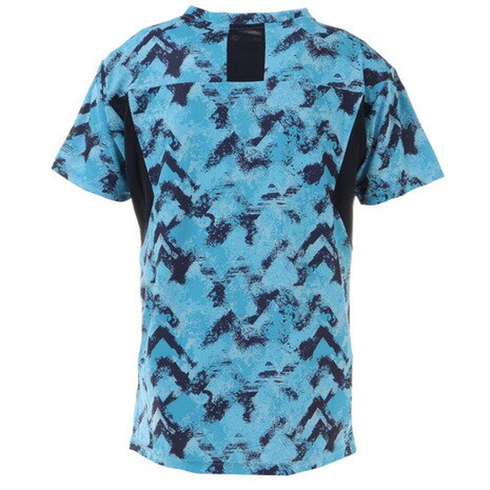 ジローム（GIRAUDM）（メンズ）ドライ 吸汗速乾 放熱素材 UVカット 半袖Tシャツ 863GM1DT6689 BLU