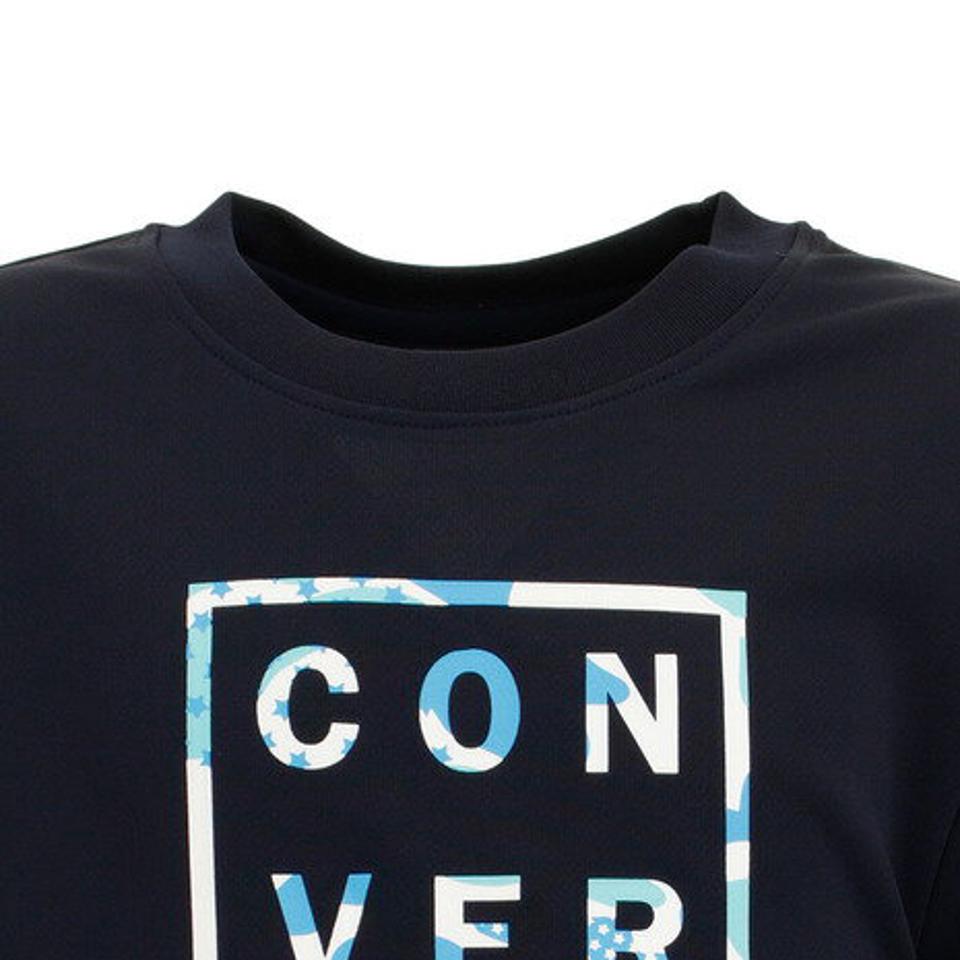 【5点以上で10％OFFクーポン！8/7まで】コンバース（CONVERSE） Tシャツ ジュニア 半袖 プリント CBA401357-2900 バスケットボール ウェア （キッズ）